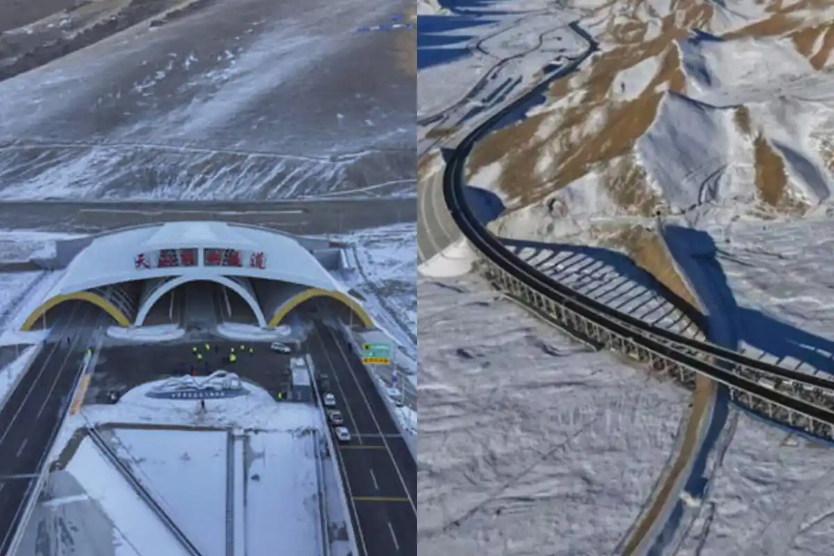 World Longest Expressway Tunnel Opens to Traffic in China