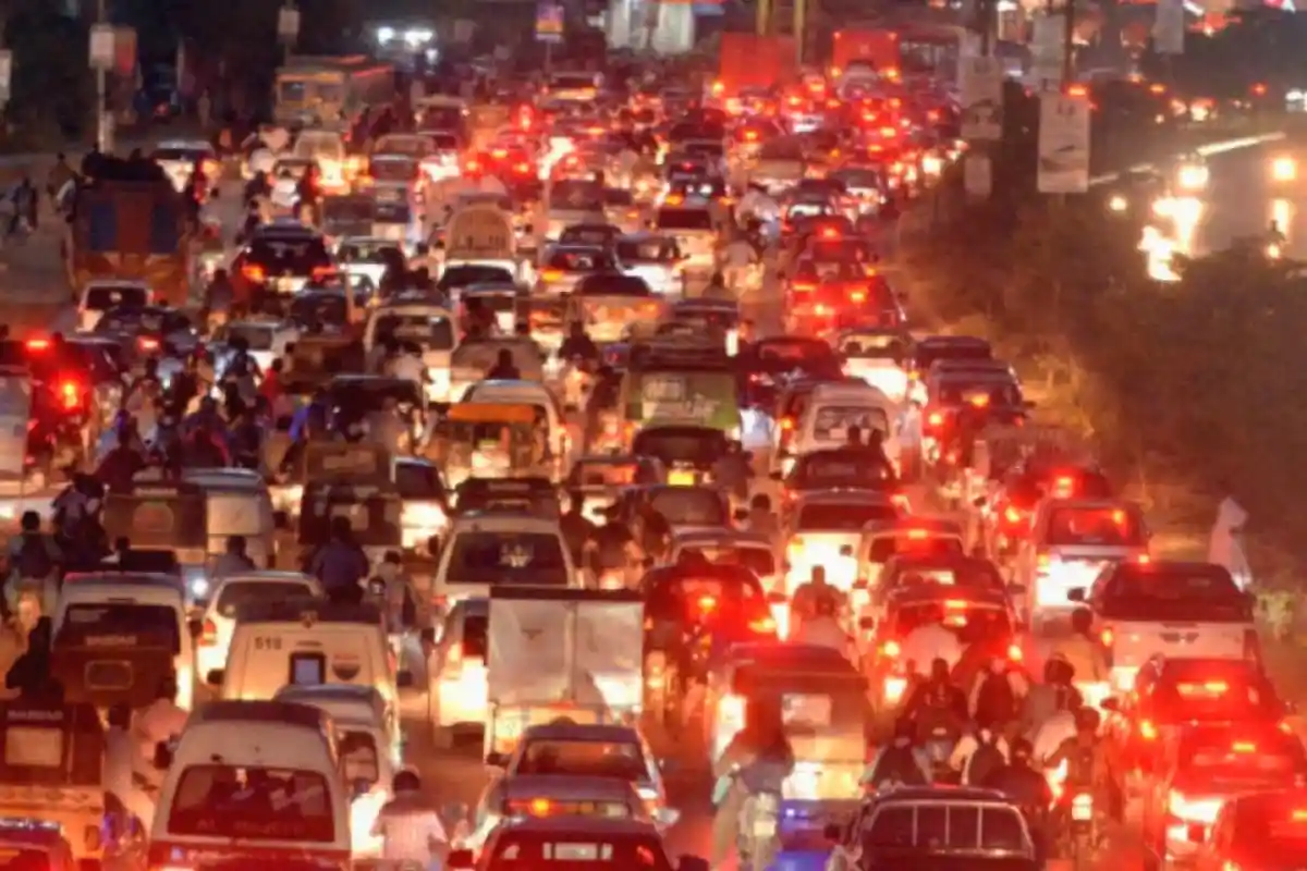 PTI Rally in Karachi Causes Major Traffic Jam Across City