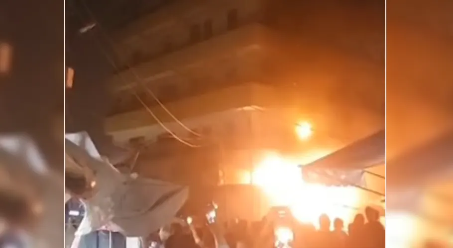 Fire Erupts at Jackson Market in Karachi’s Kemari Area After AC Compressor Explosion