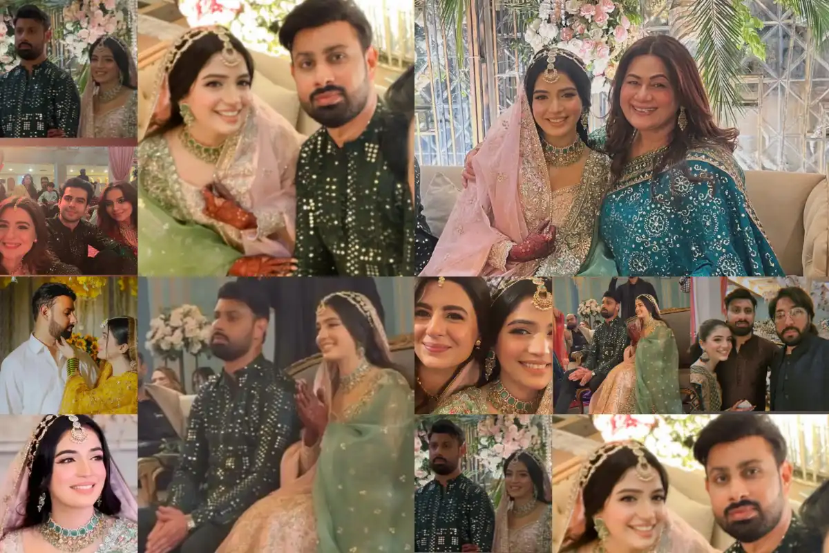 Actress Laiba Khan’s Glamours Mehndi Night with Celebrities