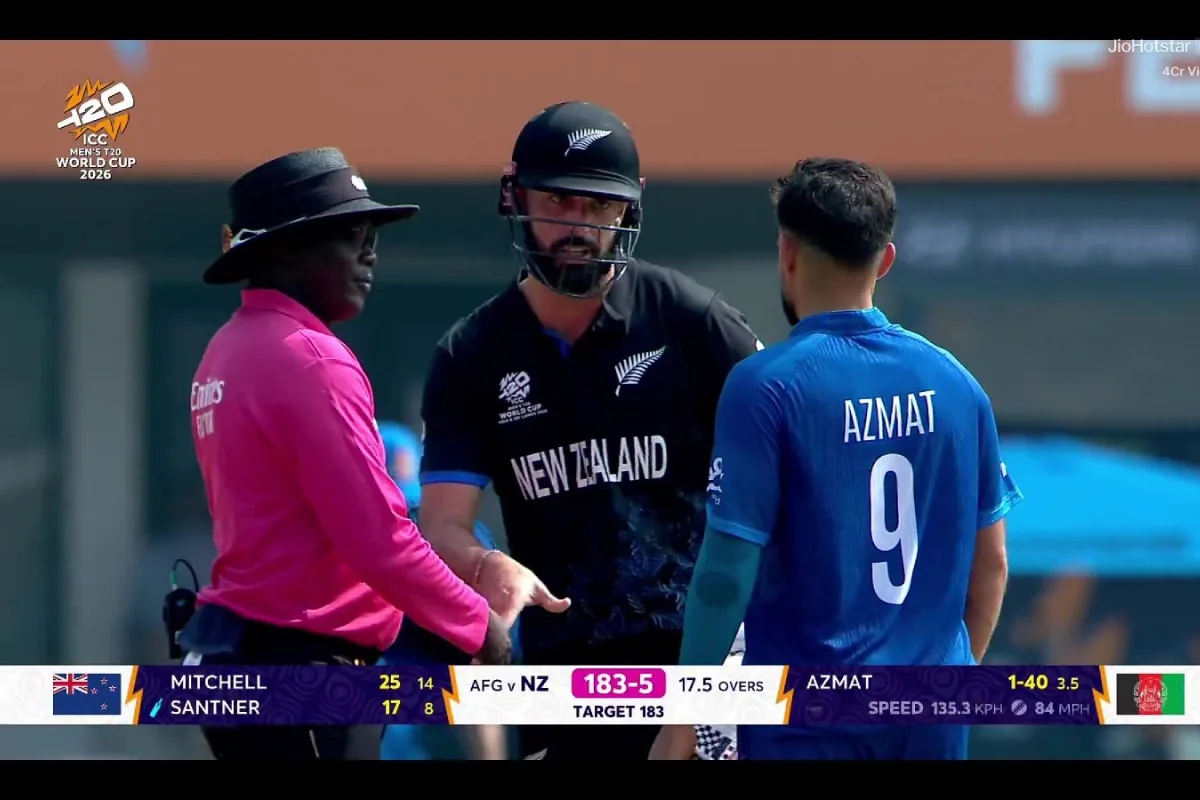 New Zealand Win Over Afghanistan by Five Wickets in T20 World Cup