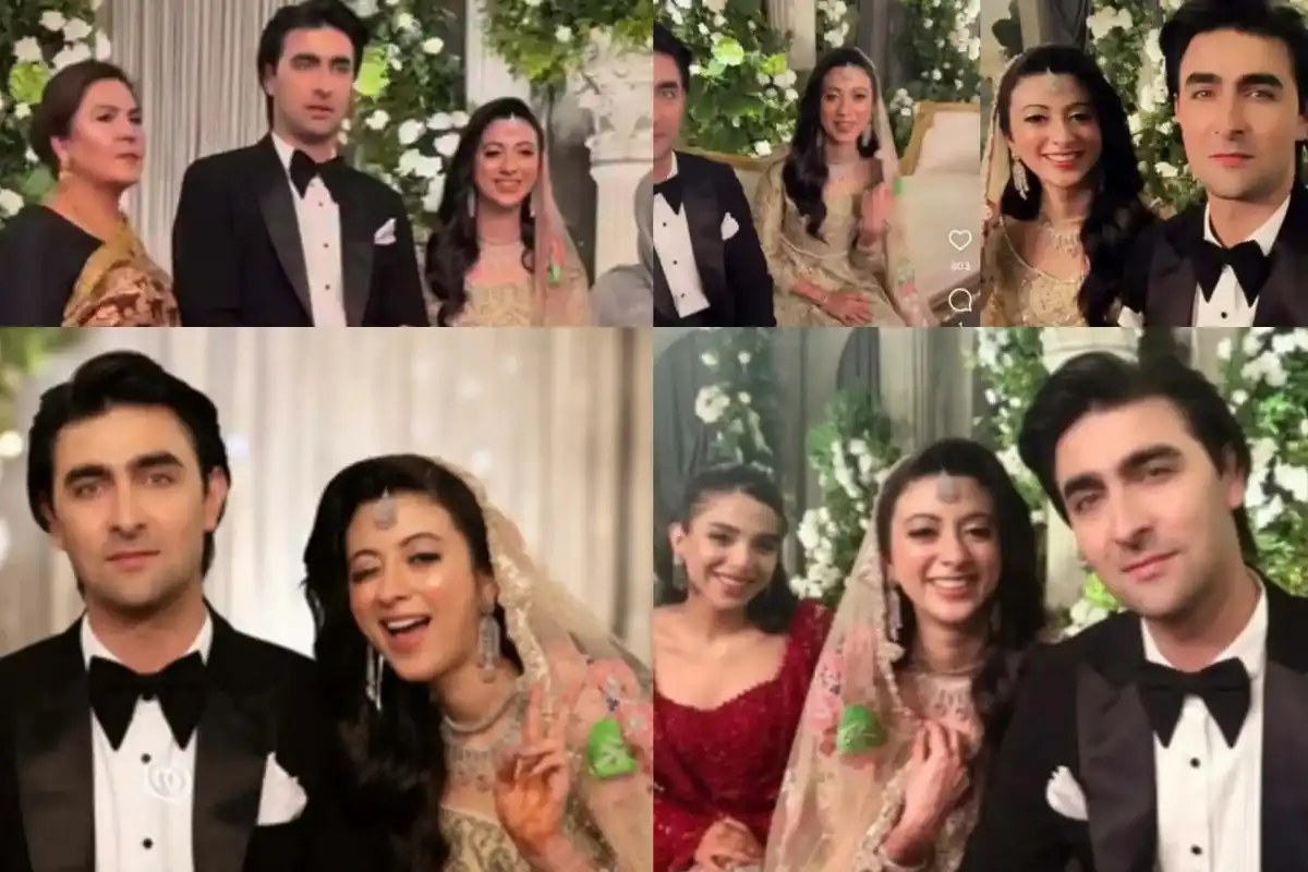 Khaqan Shahnawaz And Sabeena Syed Reception Look