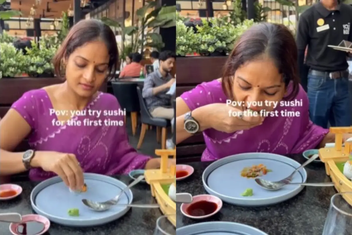 Bengaluru Woman’s Sushi Video Goes Viral After She Eats It Like Dal Chawal