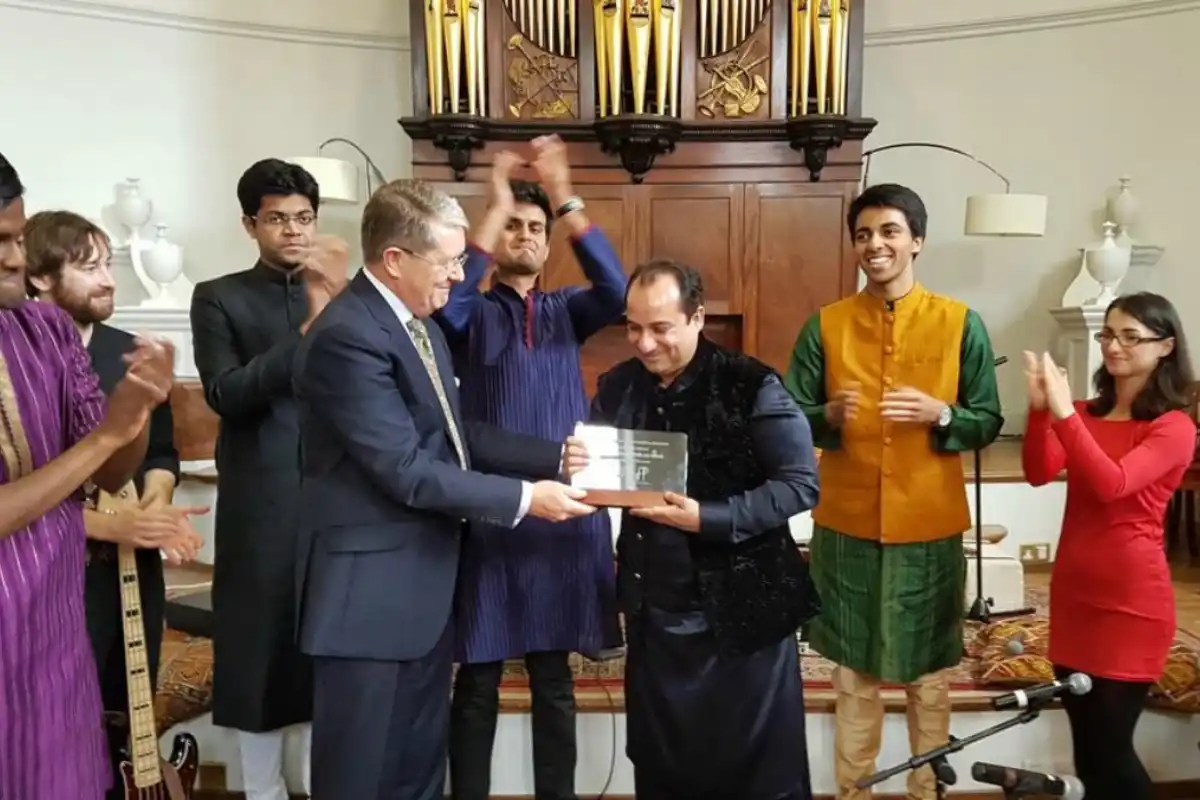Rahat Fateh Ali Khan & Son Shine in London, Honored at British Parliament