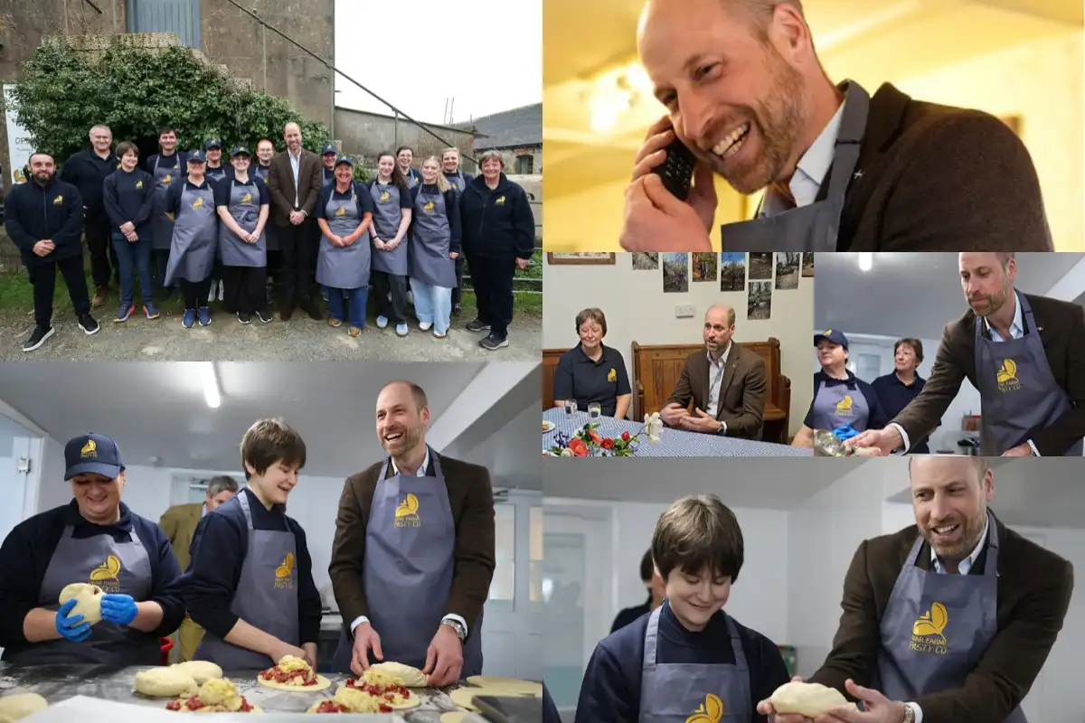 Prince William Joins Locals in Cornwall to Mark St Piran’s Day