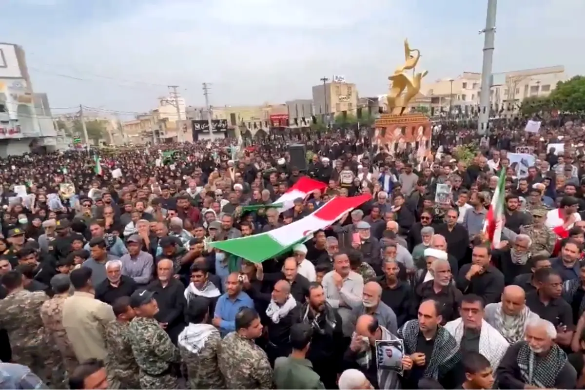 Iran holds funeral for 165 children killed in US-Israeli attack