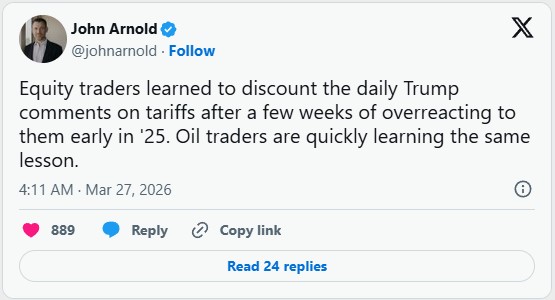 Iranian Oil Market Ignores Trump's "Fake News": Ghalibaf Signals Resilience Amid Tensions 4 Screenshot 2026 03 28 094135