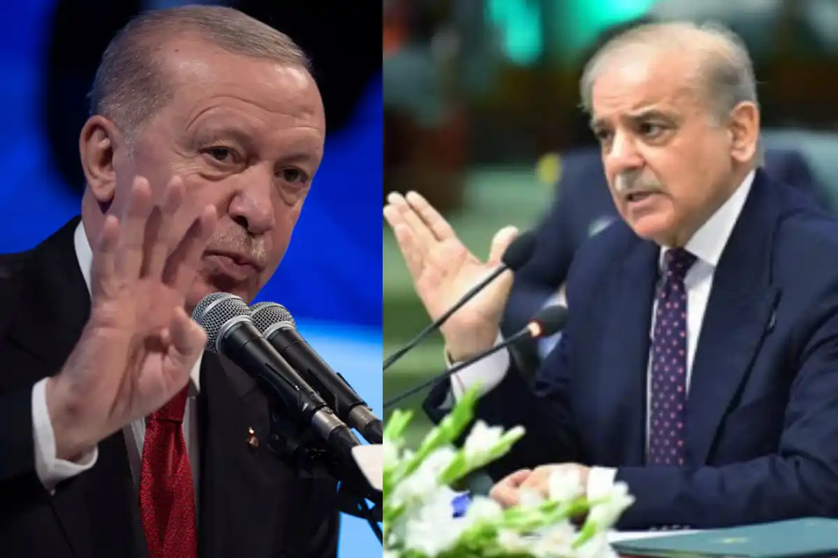 PM Shehbaz,Turkish President Erdogan Discuss Middle East Crisis and Regional Stability