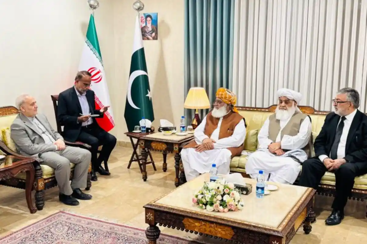 Maulana Fazlur Rehman Visits Iranian Embassy, Expresses Condolences Over Supreme Leader’s Martyrdom