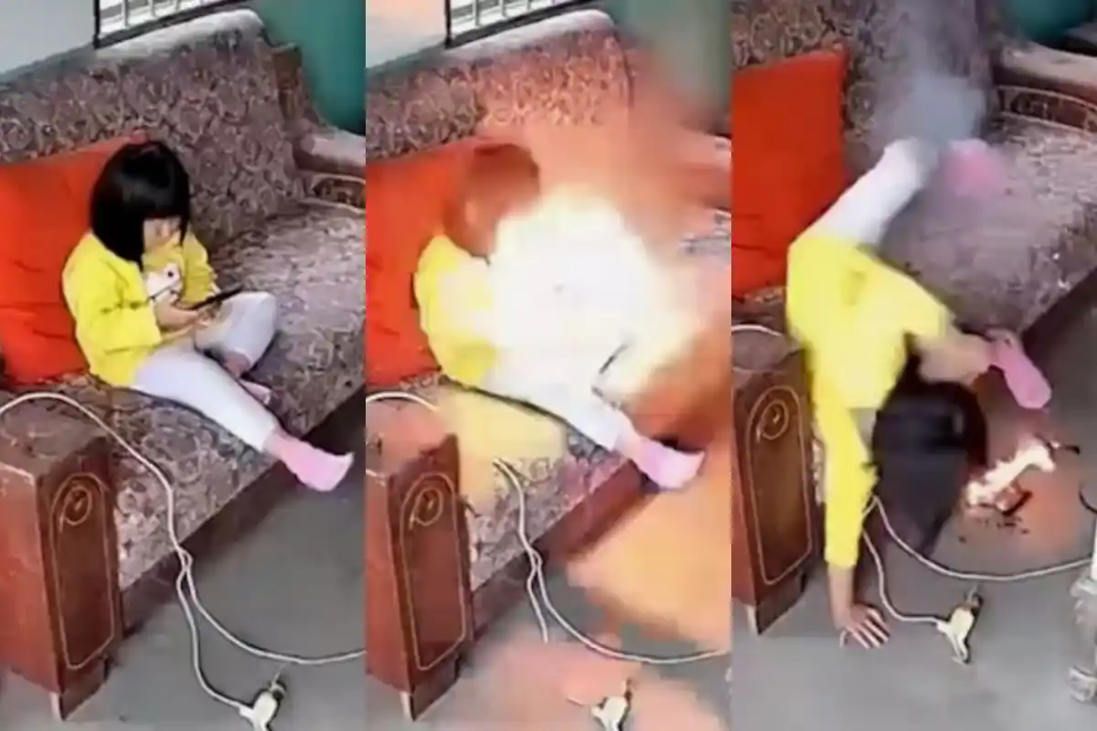 Viral Video Shows Young Girl’s Phone Exploding in Her Face – Is It Real?