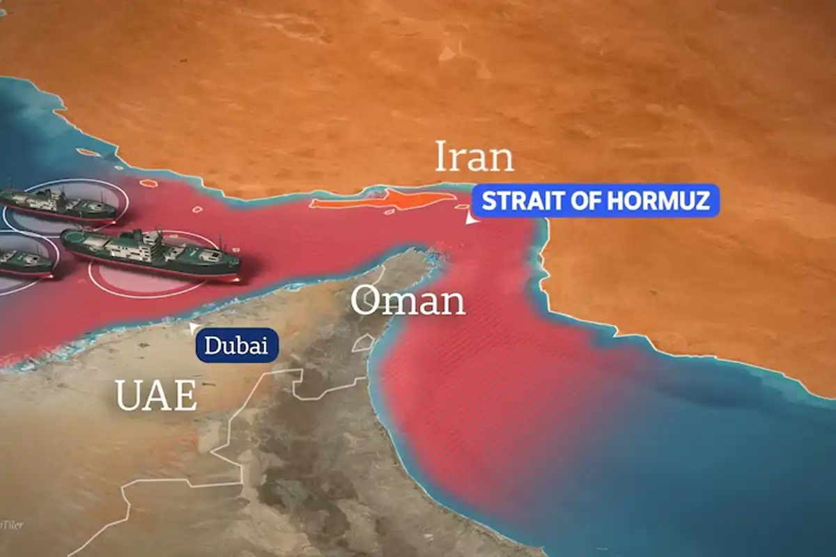 Iran Challenges US to Send Warships Through Strait of Hormuz