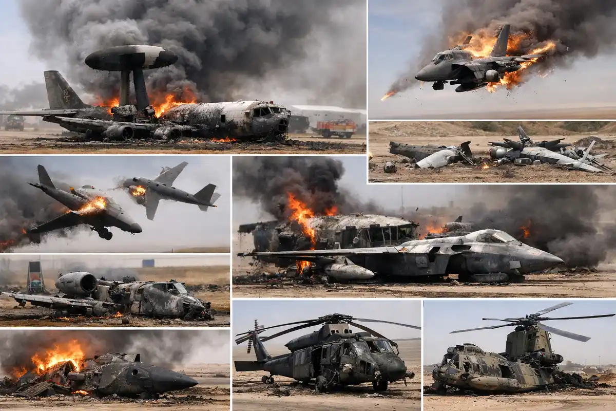 Day 36 of the War; US Military Aircraft Suffer Heavy Losses and Damage