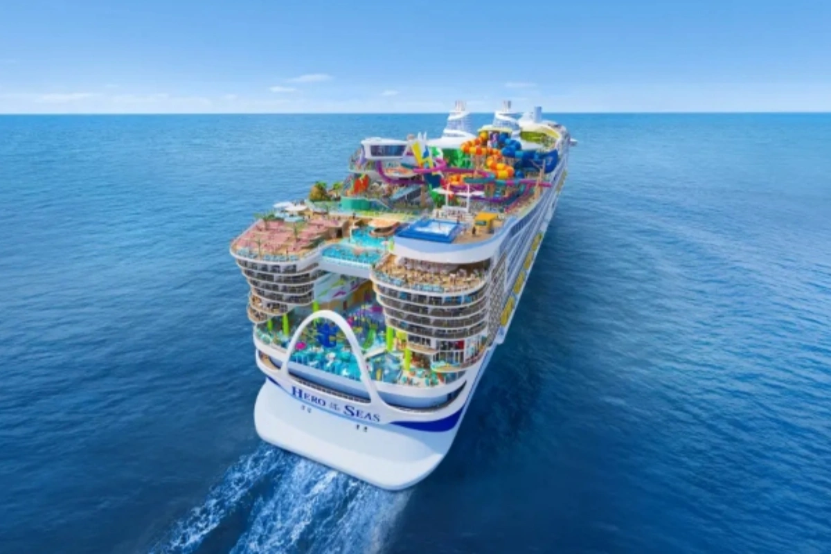 Ship five times bigger than Titanic ready for first journey