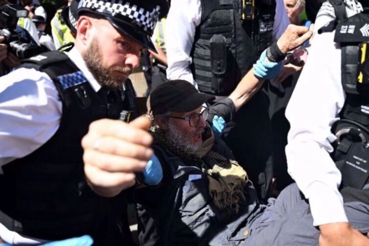 UK police arrest activists near RAF base over Iran protest