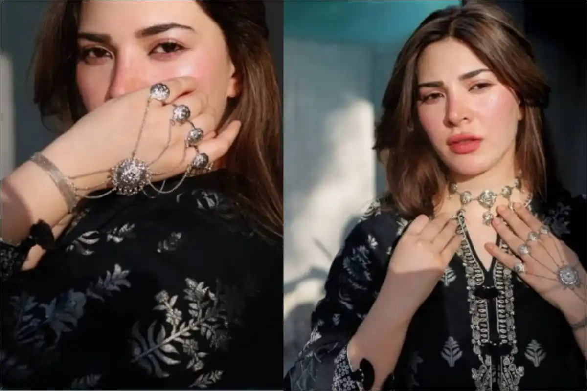 Naimal Khawar’s Black Eid Outfit Exudes Timeless Elegance