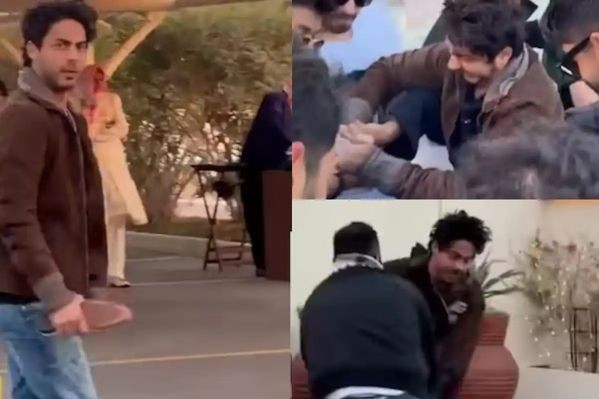 Aryan Khan Viral Wedding Fight Video Sparks Online Buzz After Joota Churaai Ceremony