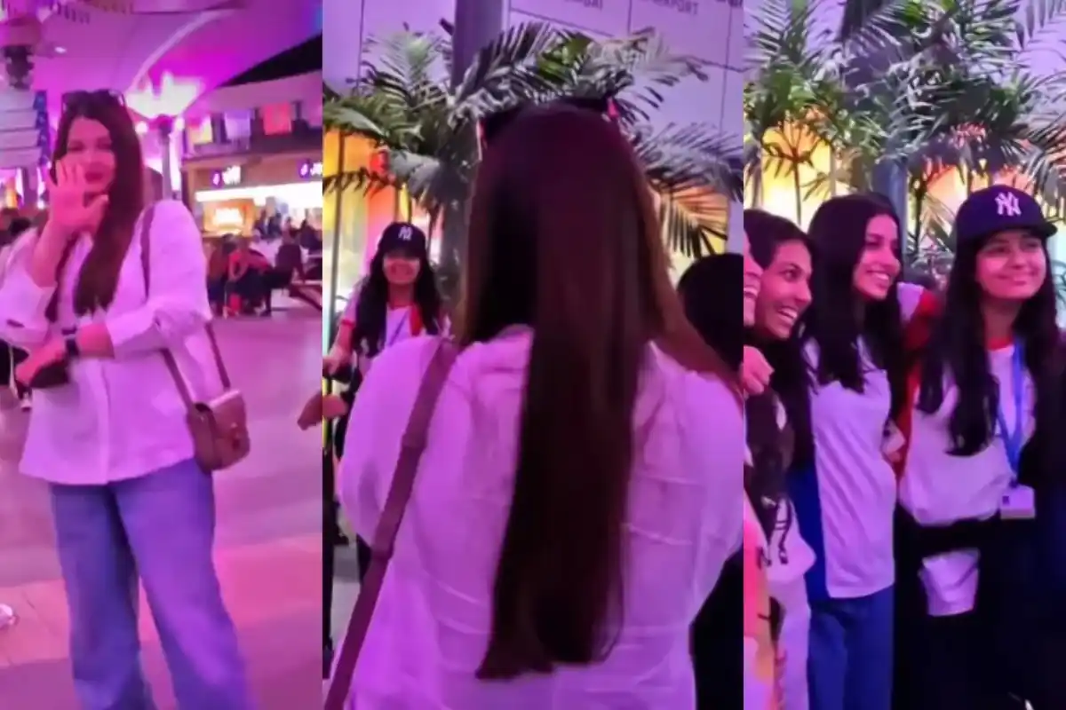 Aishwarya Rai Airport Video with Daughter Aaradhya Goes Viral