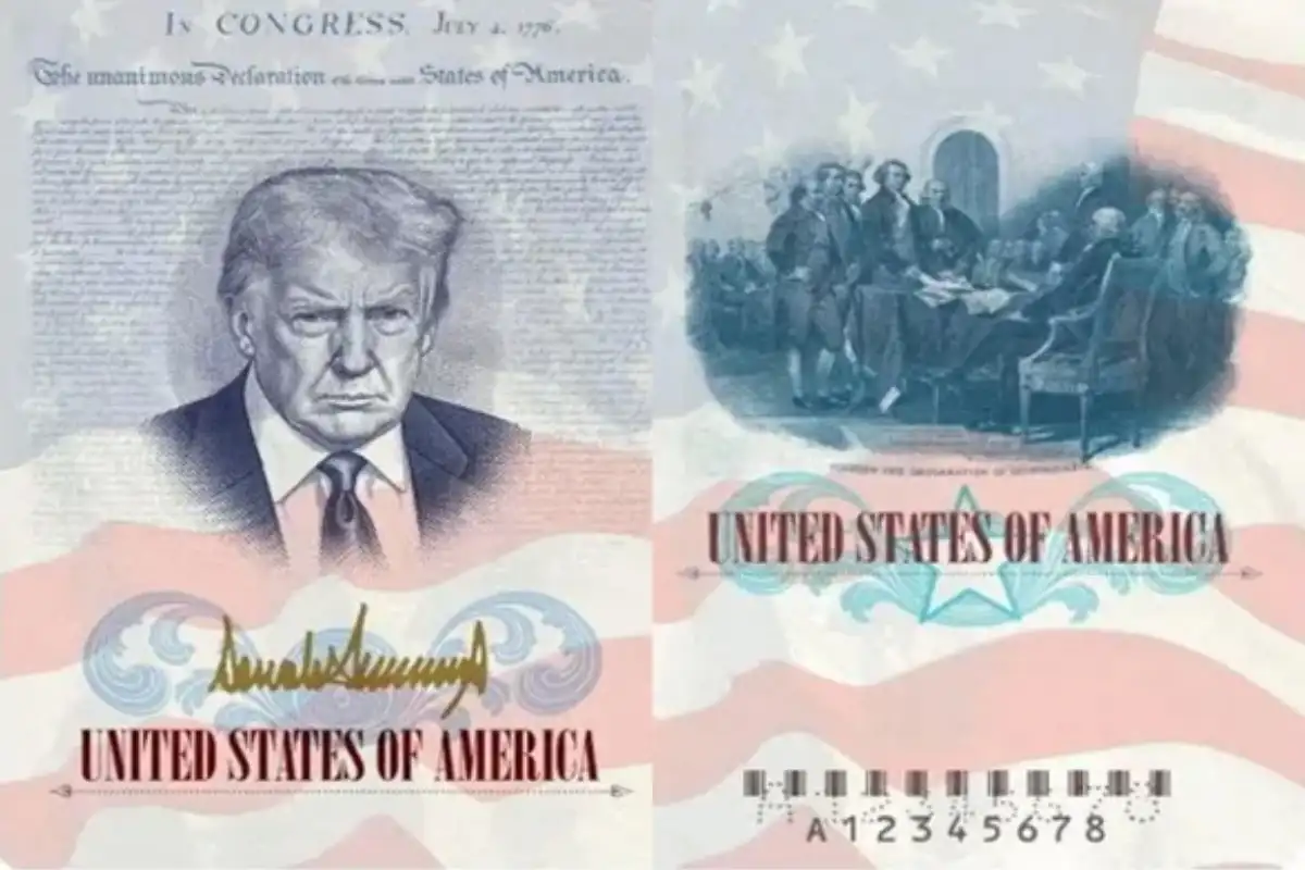 US Plans Limited-Edition Passport Featuring Donald Trump Image