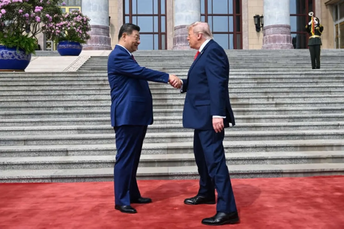 Trump and Xi start Beijing talks with trade truce and Iran war