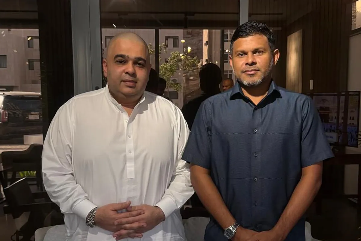 Fahd Haroon Meets Maldives Vice President in Mina During Hajj
