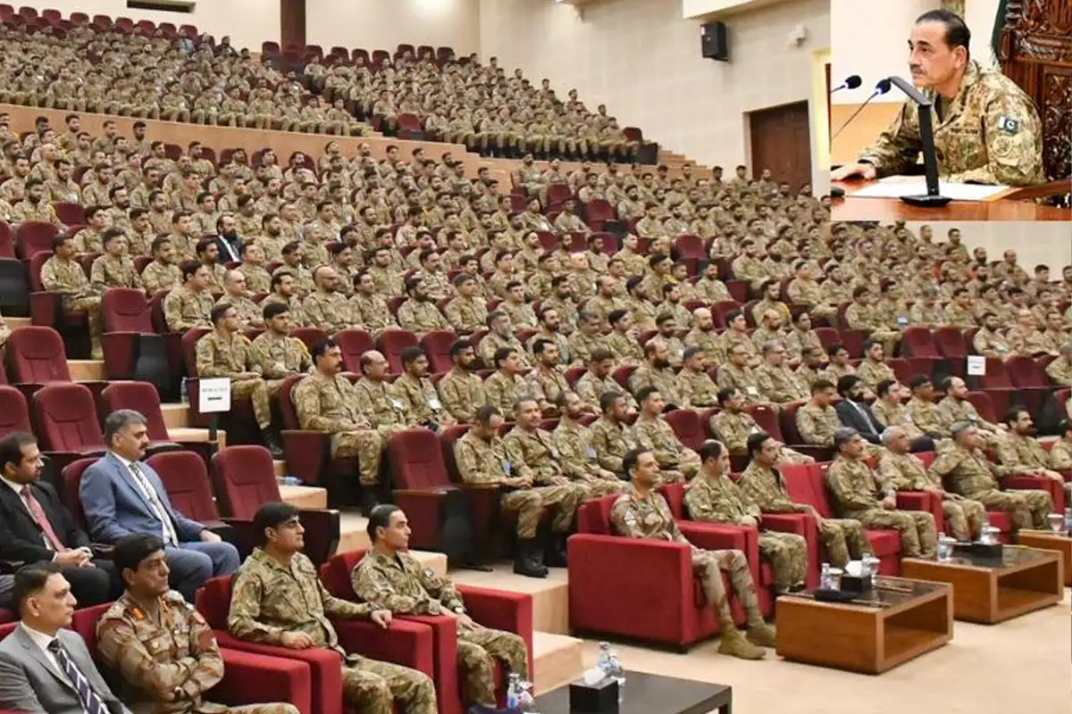 Chief of Defence Forces Asim Munir visited Quetta Garrison today