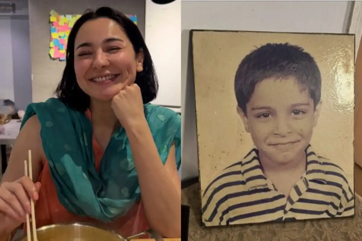 Hania Aamir Surprises Fans with Cute Childhood Photo of Asim Azhar