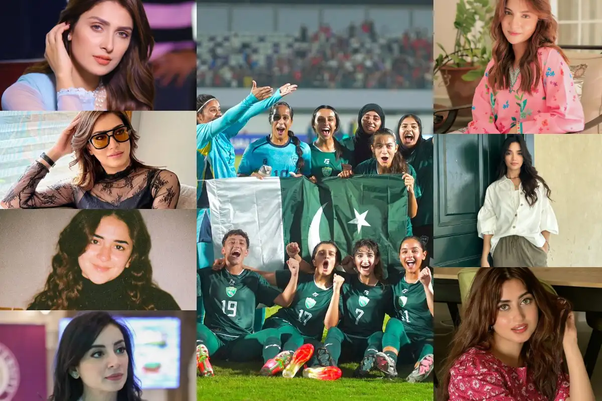 Pakistani Celebs Applaud Pakistan Women’s Football Team After Historic 8-0 Victory