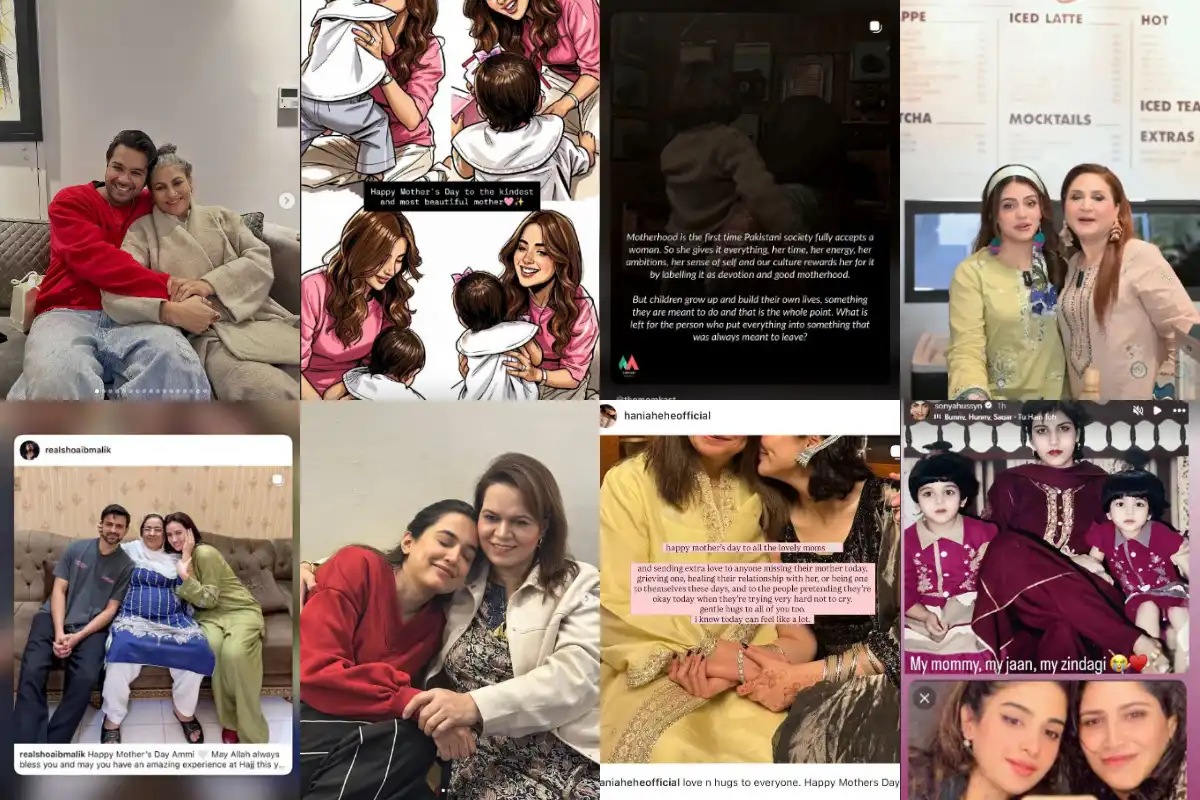 Pakistani Celebs Mark Mother’s Day Uniquely