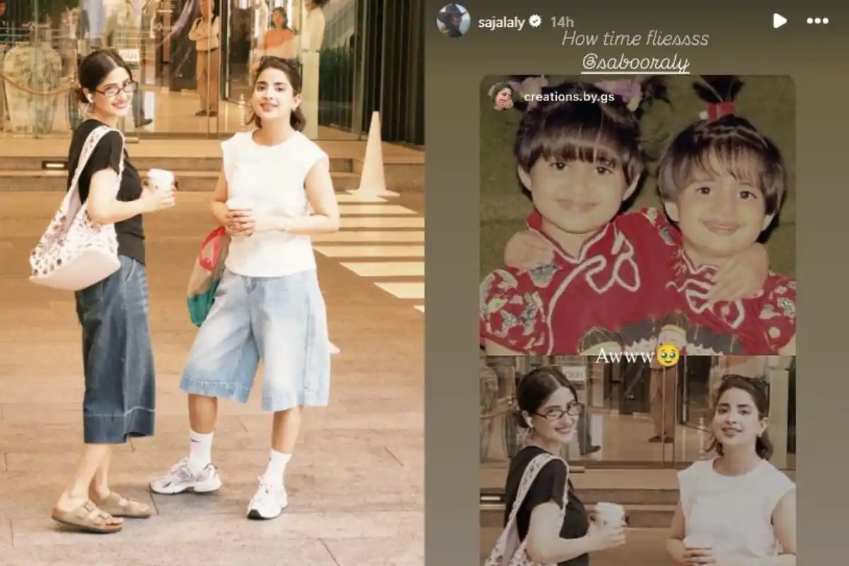 Sajal Aly Reflects on Childhood Bond with Saboor Aly in Heartwarming Post