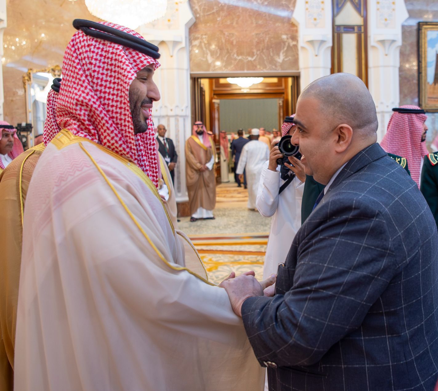 Fahd Haroon Meets Saudi Crown Prince Mohammed bin Salman in Makkah