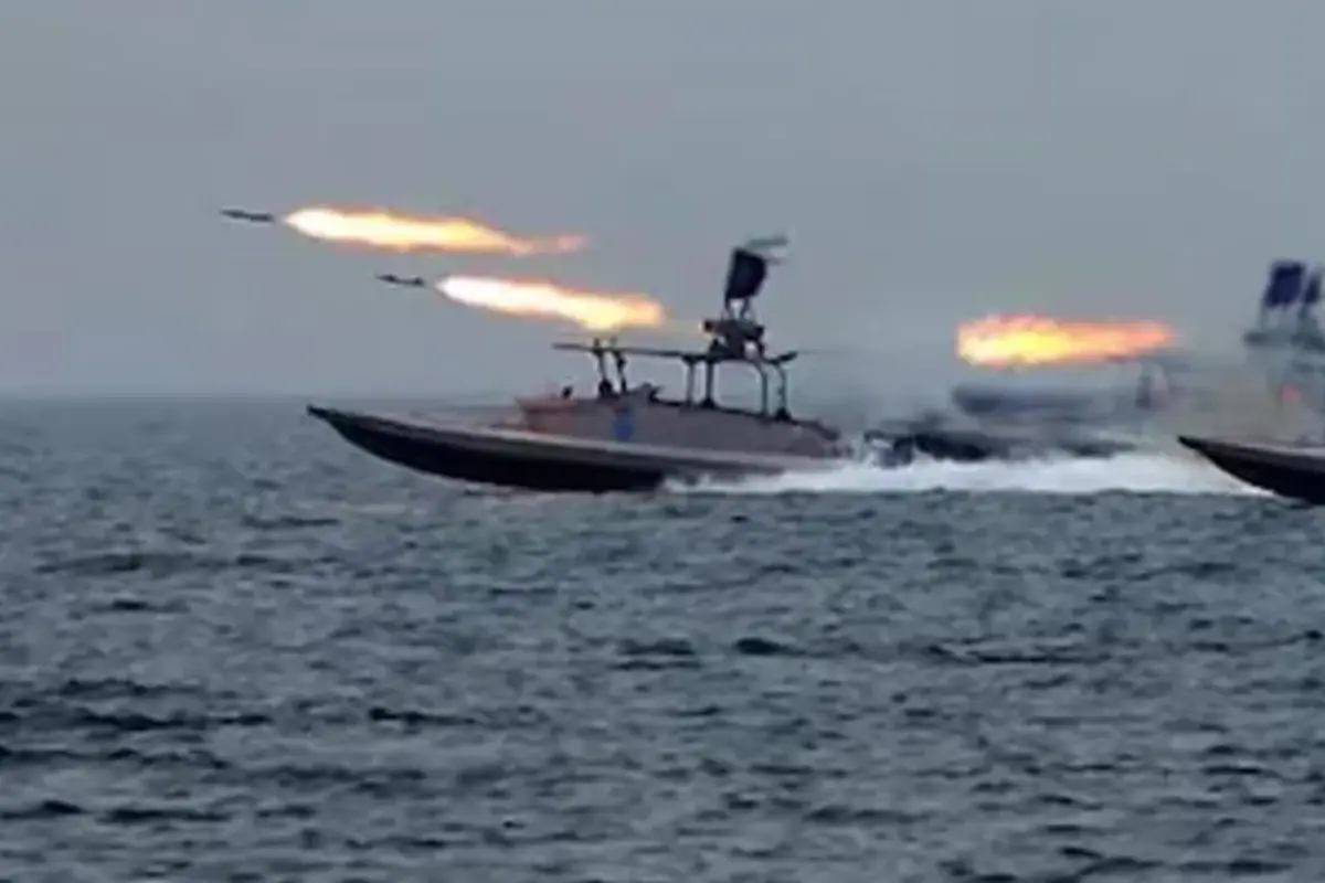 Iran Launches Latest Ship With Quick Missile Response