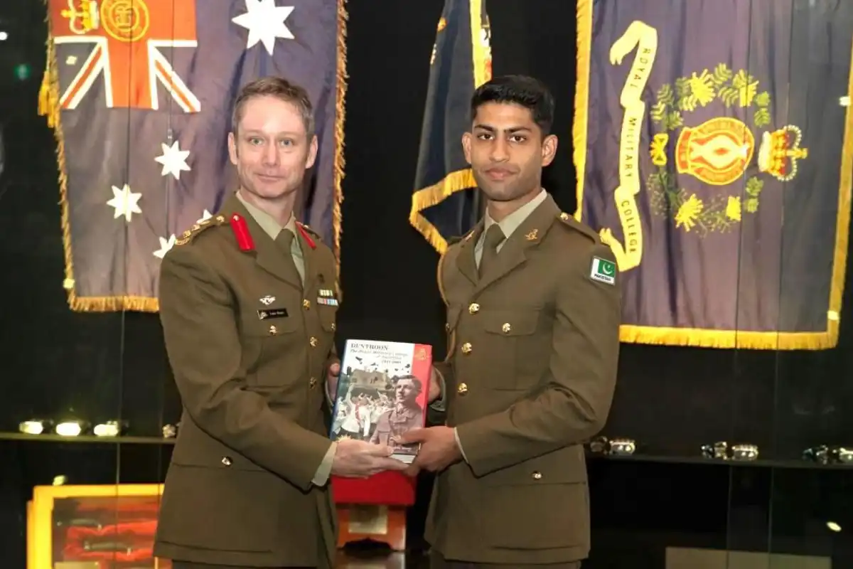 Pakistani Cadet Named “Best Foreign Military Cadet” at Australia’s Royal Military College Duntroon