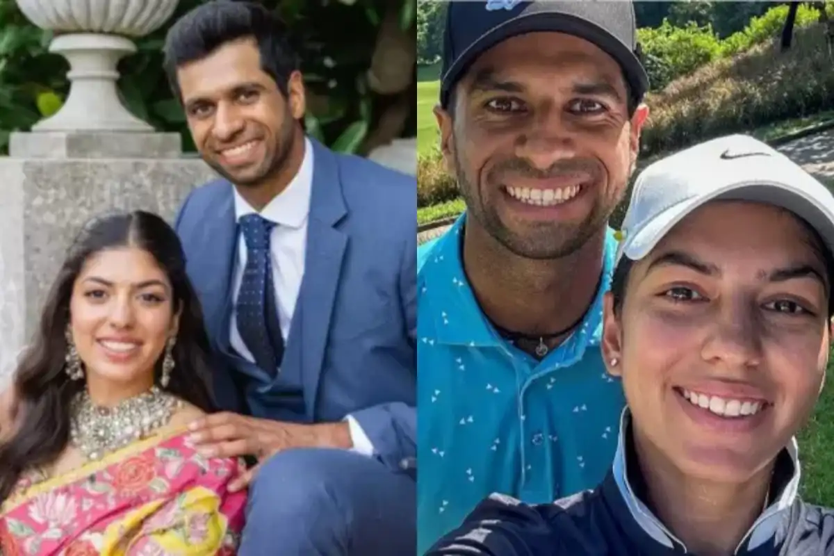 Gaurika Bishnoi Is Not Just Aaron Rai’s Wife — She Outdrives the PGA Champion in Practice and Has the Viral Swing to Prove It