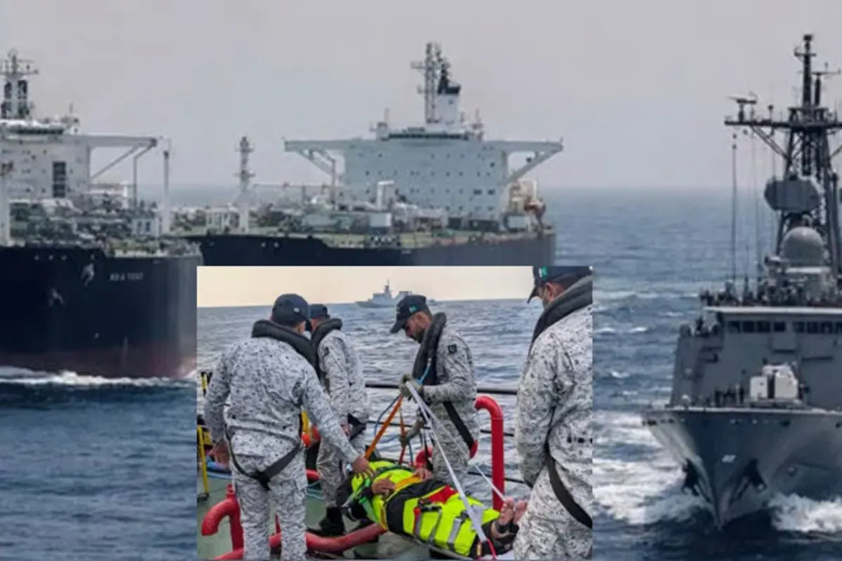 Pakistan Navy conducts rescue of Indian crew of ‘MV Gautam’ vessel in Arabian Sea