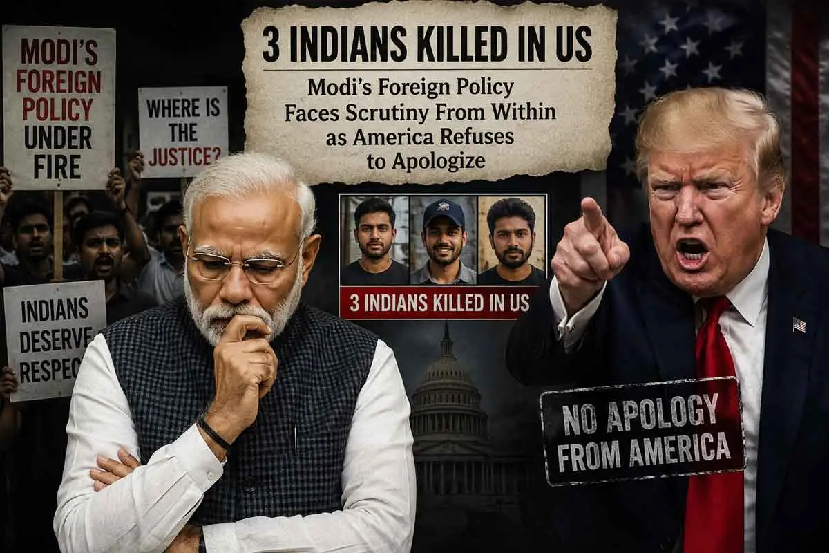 3 Indians Killed in US; Modi’s Foreign Policy Faces Scrutiny From Within as America Refuses to Apologize