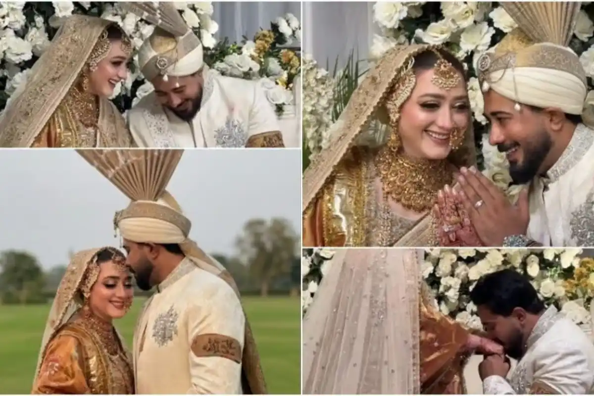 Momina Iqbal’s Barat Ceremony Photos Go Viral, Fans React
