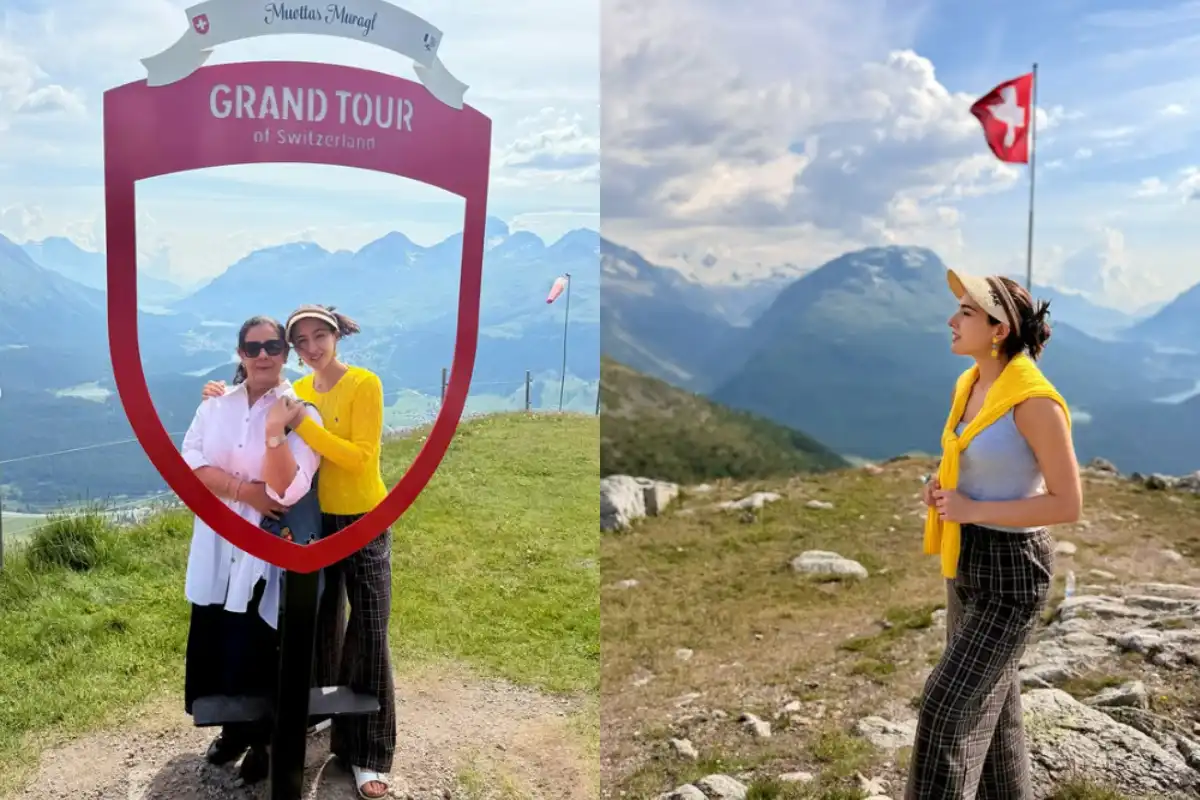 Sara Ali Khan’s Swiss Vacation with Amrita Singh Wins Hearts After London Trip