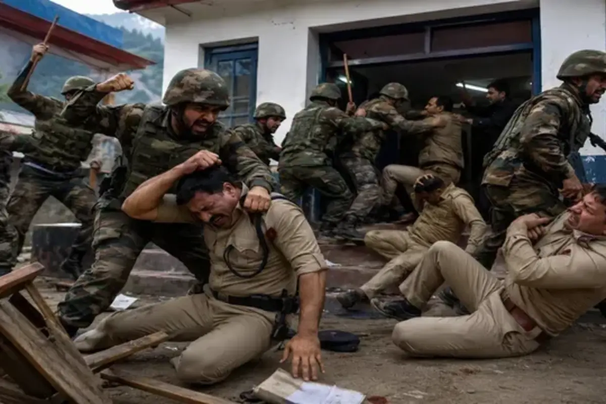 Clash reported between Indian army and police in Kashmir