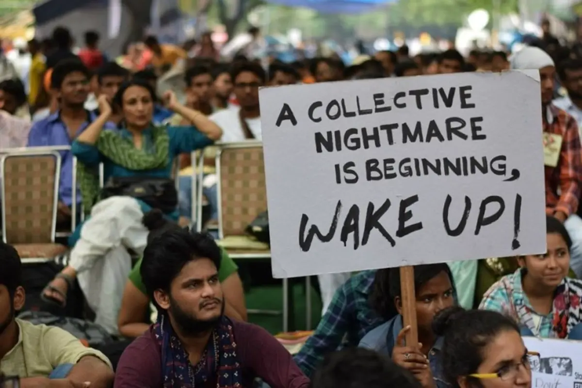 Student Protest Leaders Continue Sit-In as Pressure Mounts on Indian Government
