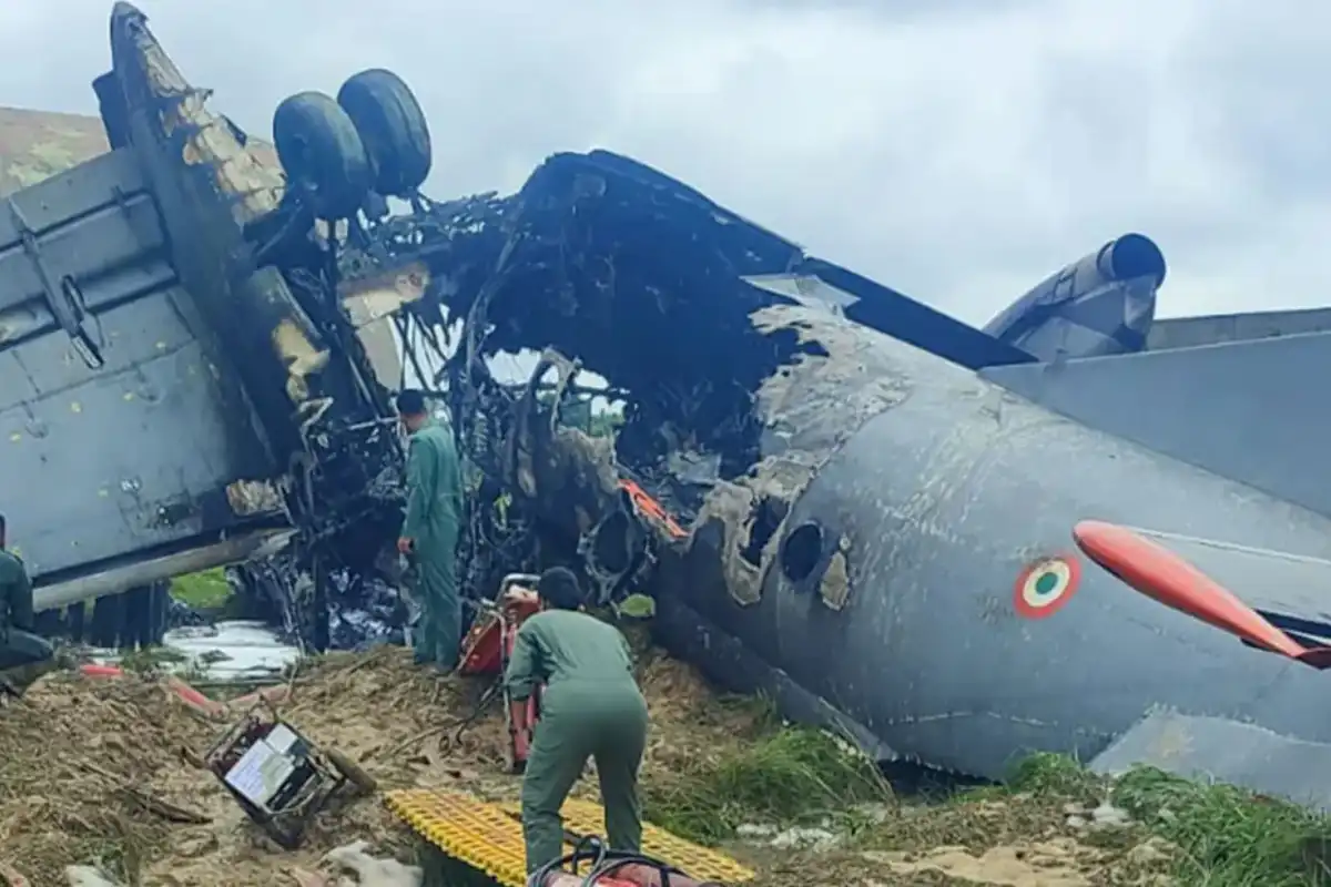 Indian Air Force Antonov An-32 Crashes While Landing in Assam