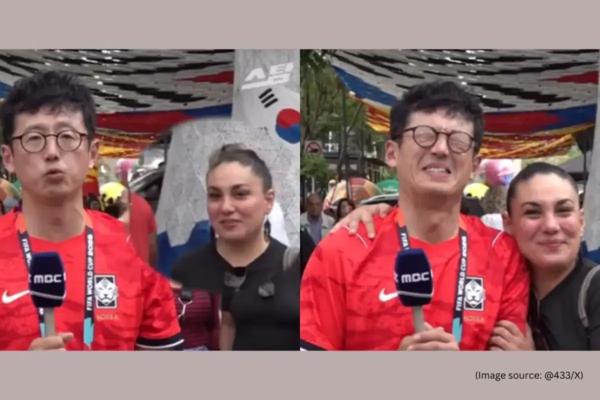 South Korean Reporter Went Viral During Football Match Coverage