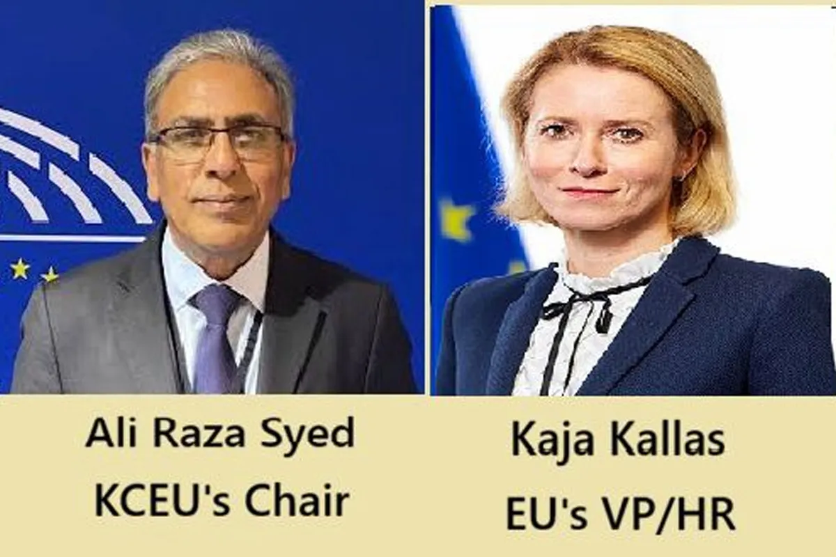 Visit of EU Vice-President Kaja Kallas to Pakistan Holds Great Significance: KCEU’s Chair Ali Raza Syed