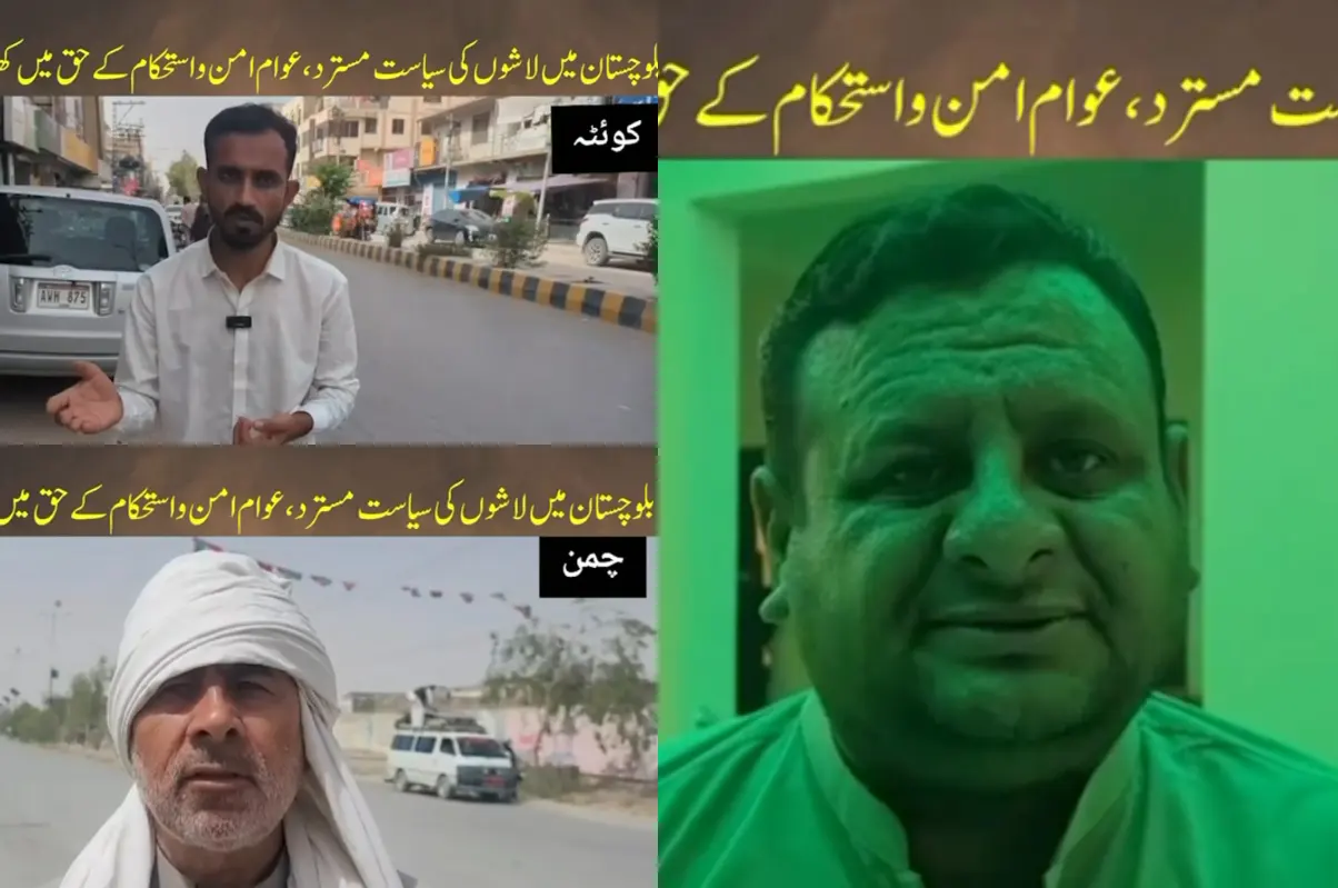 Balochistan Residents Reject Politics Over Dead Bodies, Back Peace and Stability