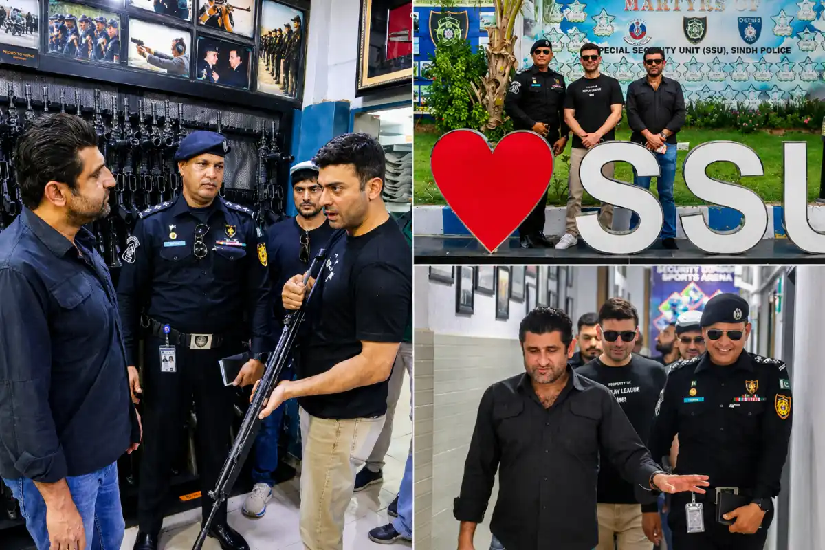 Fawad Khan’s New Film: Police Role Sparks Buzz After Sindh Police HQ Visit