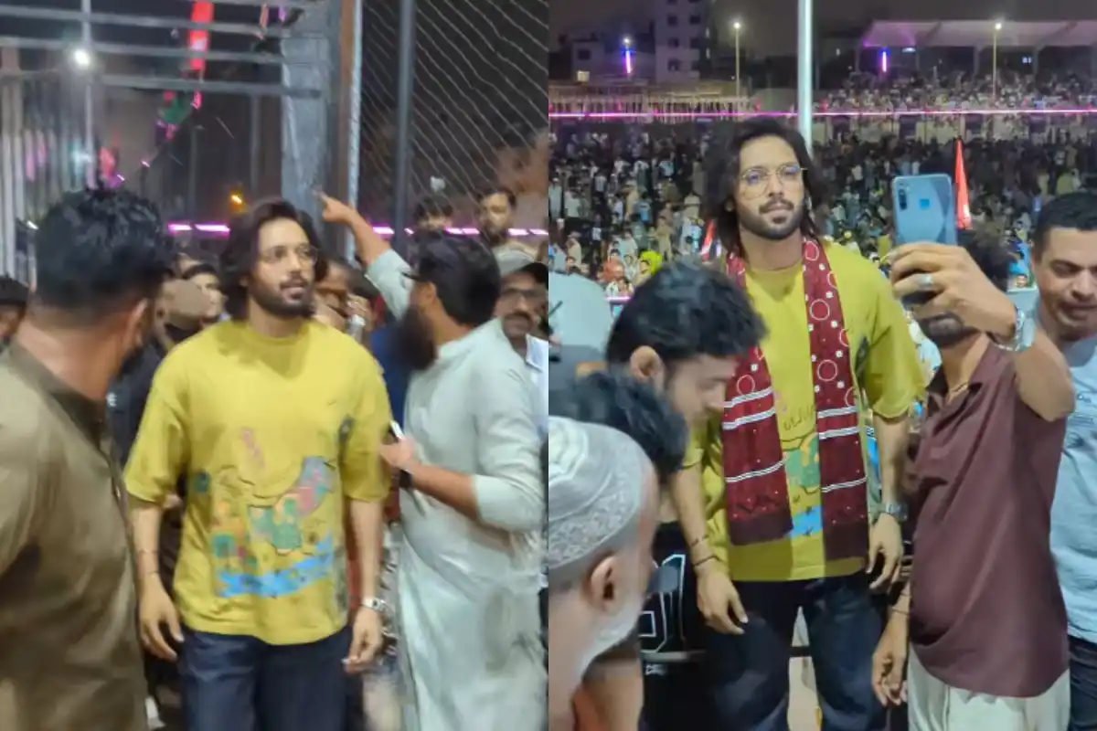 Fahad Mustafa Joins Football Fans at Lyari International Stadium for World Cup Final