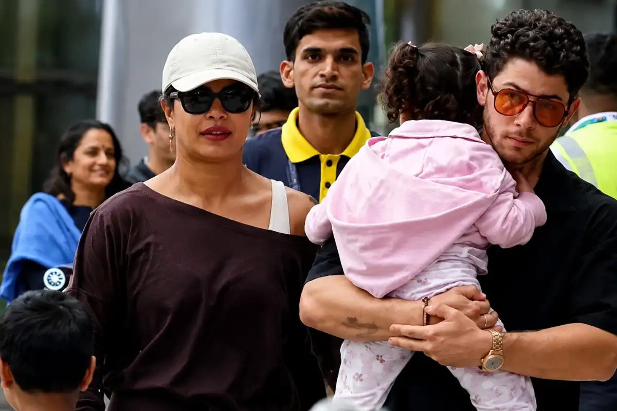 Priyanka Chopra and Nick Jonas Return to India With Daughter Malti