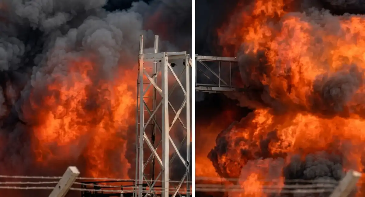 Iran strike Kuwait Power System