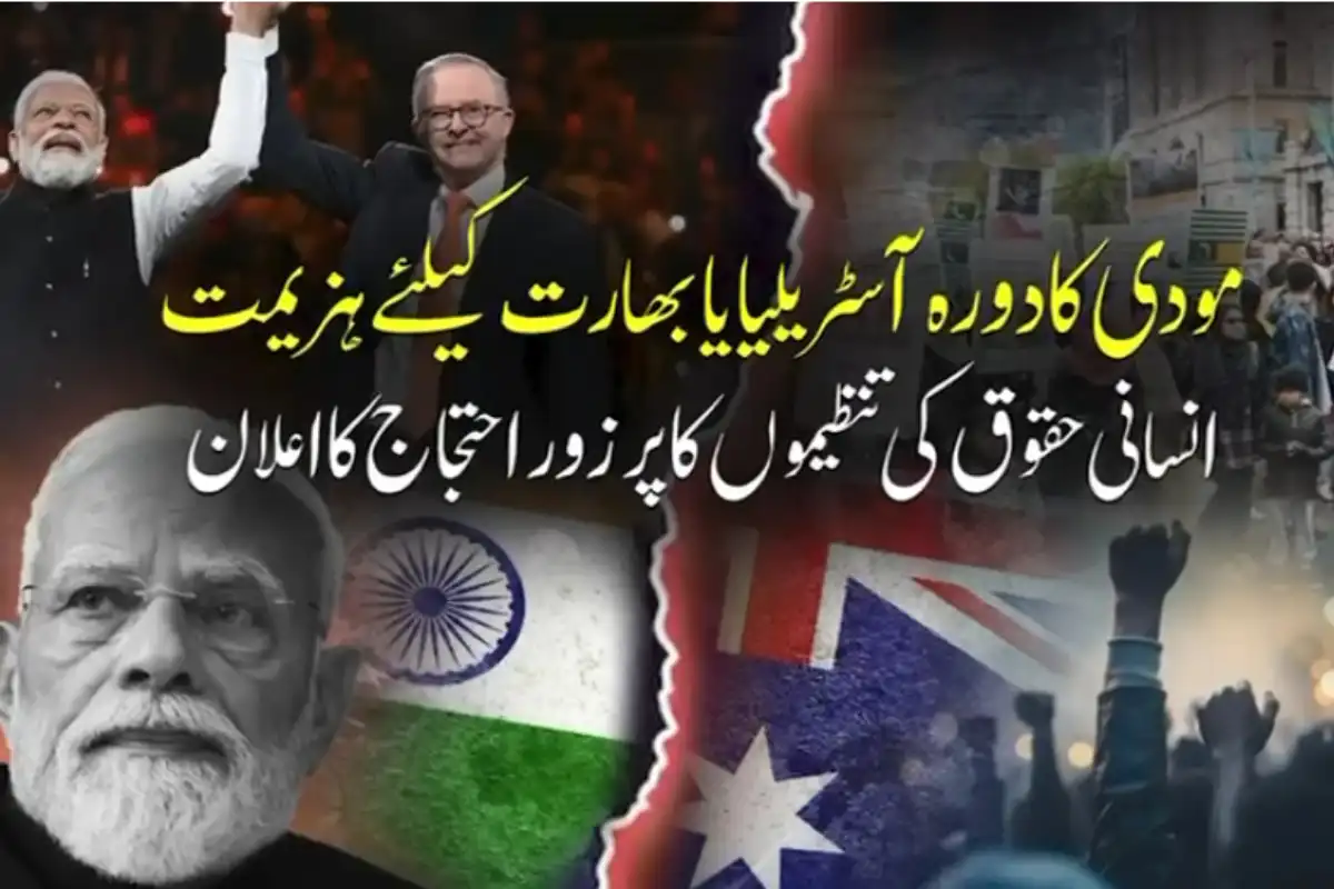 Modi’s Australia Visit Sparks Strong Human Rights Protests