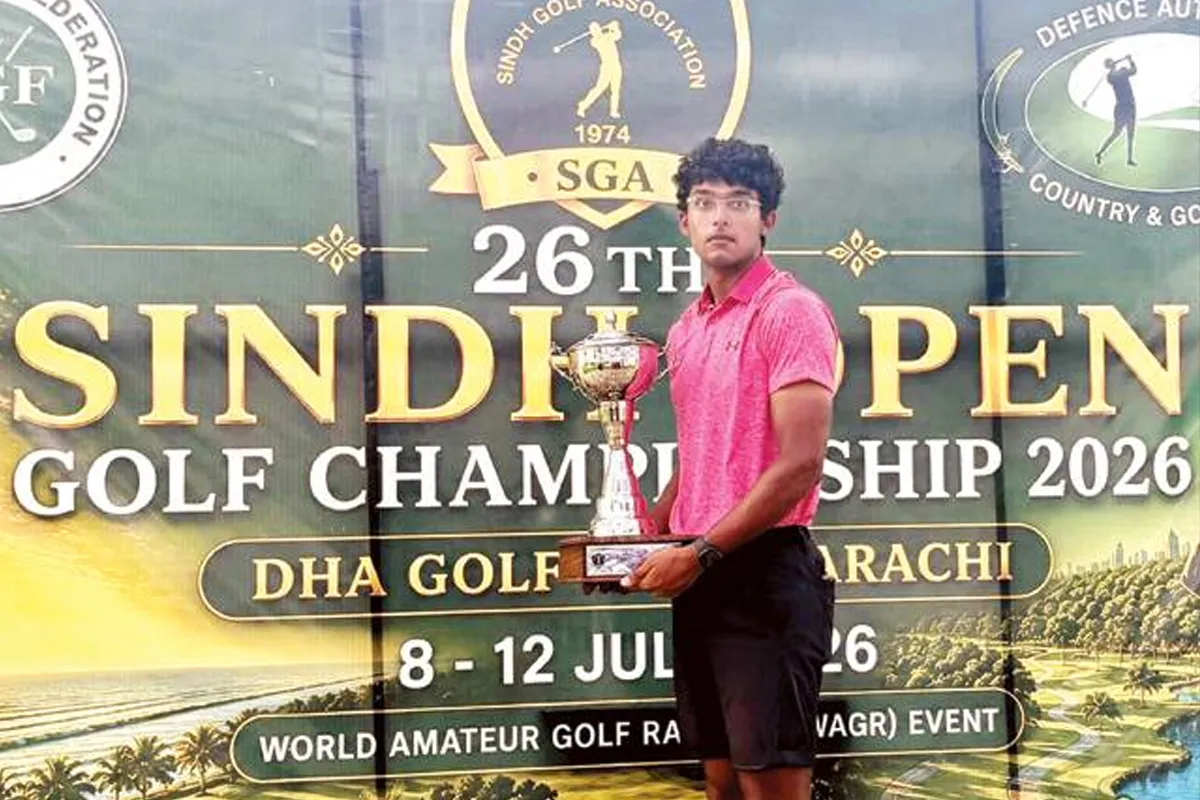 Omar Khalid Makes History, First Amateur to Win Sindh Open Golf Championship