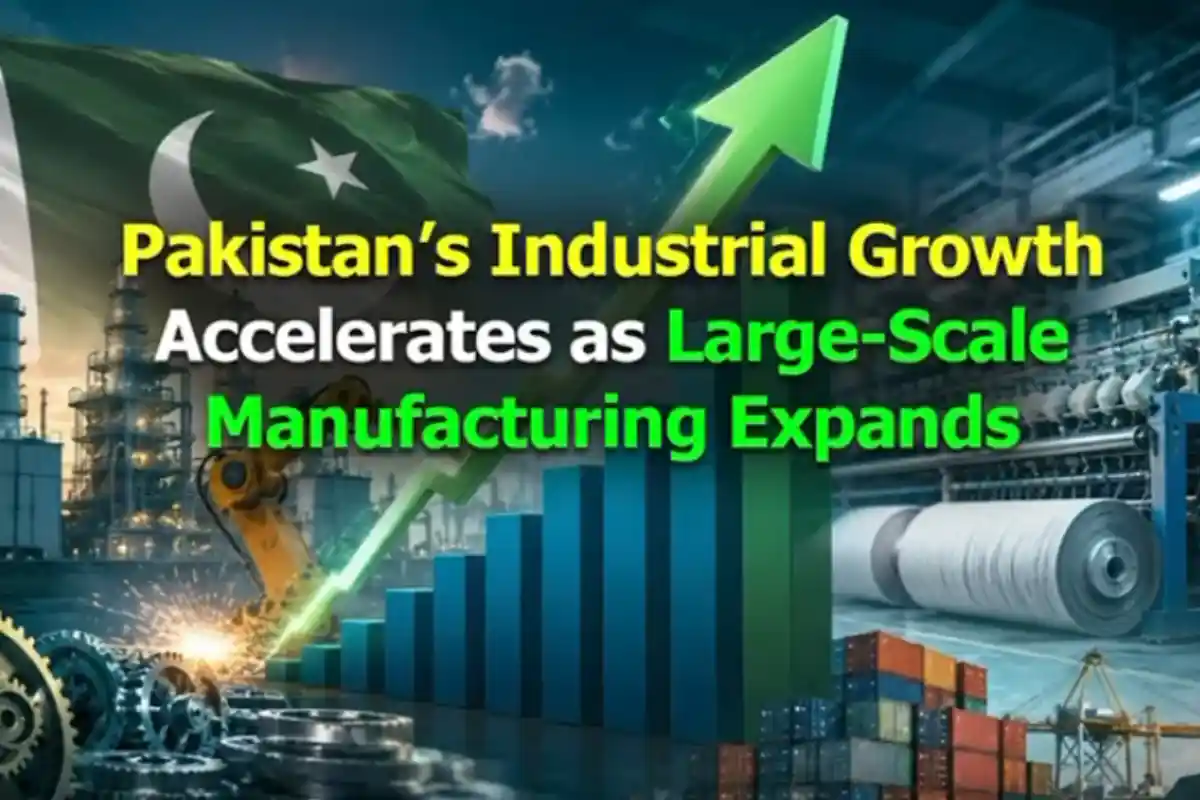 Pakistan’s Industrial Growth Accelerates, Large-Scale Manufacturing Rises